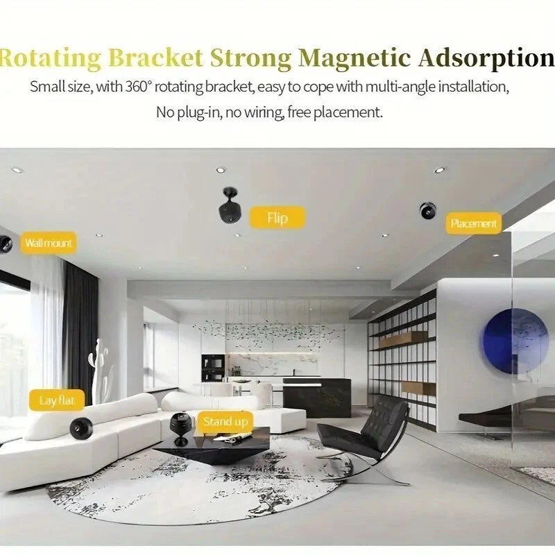 Mini Wireless 1080P Magnetic Security Camera