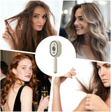 Steam Brush for Hair | with Oil Measuring Cup Detangling Rechargeable Comb
