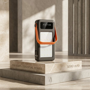 P:10 30000 mAh Power Bank | Cargeable Cable | USB X4