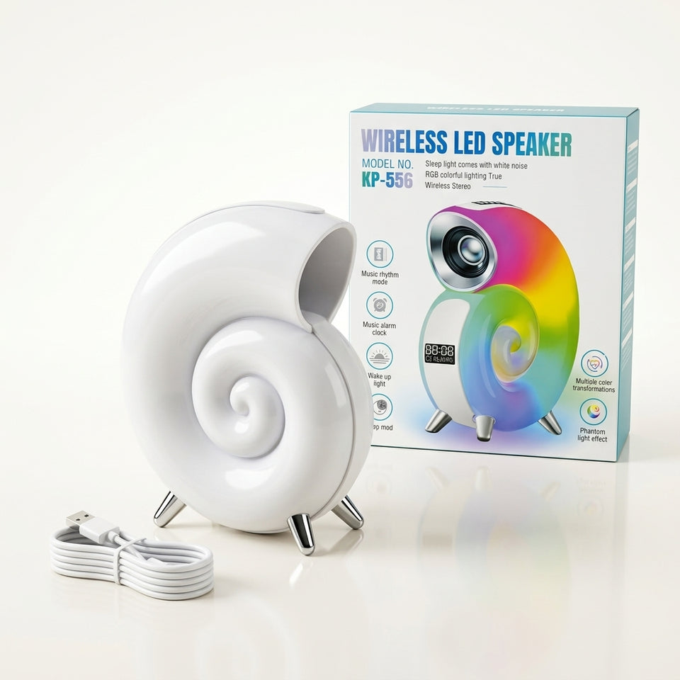 GENERIC Bluetooth speaker Rainbow Shell LED KP-556