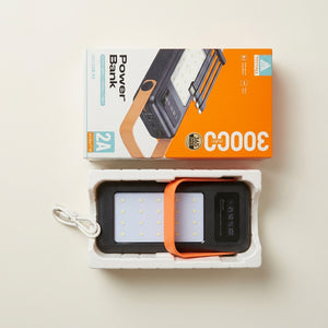 P:10 30000 mAh Power Bank | Cargeable Cable | USB X4