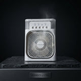 Portable Mini Air Cooler Fan with 600ML Water Tank and Ice Tray for Home Office Car and Table